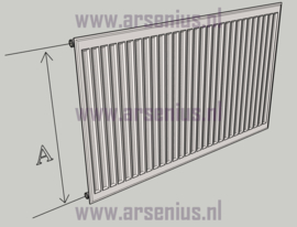 Demrad Paneelradiator Type 11 - 30 x 160 cm (898 Watt)