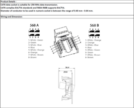 Viko Data Cat6e inbouwdoos Novella Fume 93000478