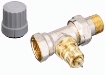 Danfoss Recht Afsluiter RA-FN 1/2 013G0004 + knelset 15mm