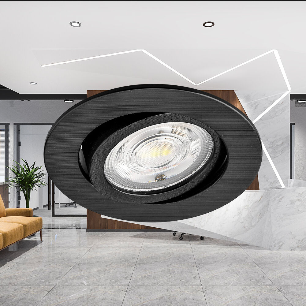Braytron SPOTLED G3 7W RND Black 3IN1 DIM LED Spotlight