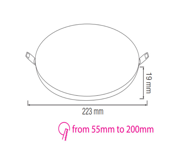 Horoz STELLA-30 30W 6400K Led Frame