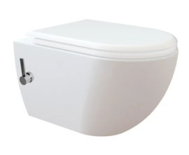 Creavit FE321.400 Wandcloset Bidet + Kraan Rimless