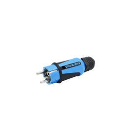 Power PWS162KB Stekker 16A + RA "Super Heavy Duty" Blauw/Zwart IP44