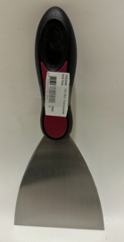 1023349 Rood / Zwart Plamuurmes RVS 100 mm.