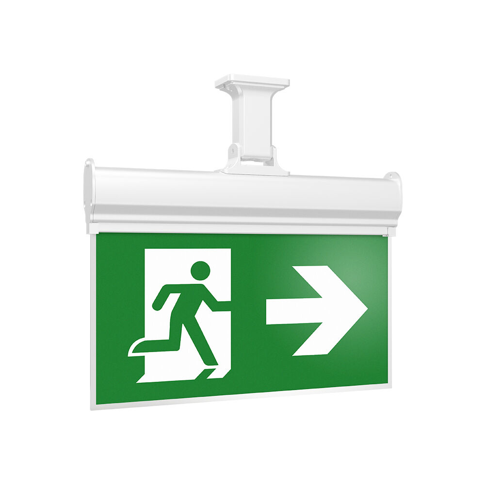 Braytron EXIT LED 3W MA HNG IP20 WHT Emergency Exit