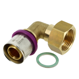 BONFIX Verloop Knie met Moer 26-3/4 Pers x Knel 2002115