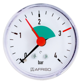 Afriso Manometer 0-4 Bar Achter 1/4" - Ø63mm 63915