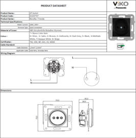 Viko WCD enkel zonder RA 92105507 Novella Black