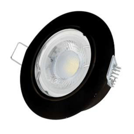 0160570006 Petra 3x Black MR16 6W 2700K Dimbaar set