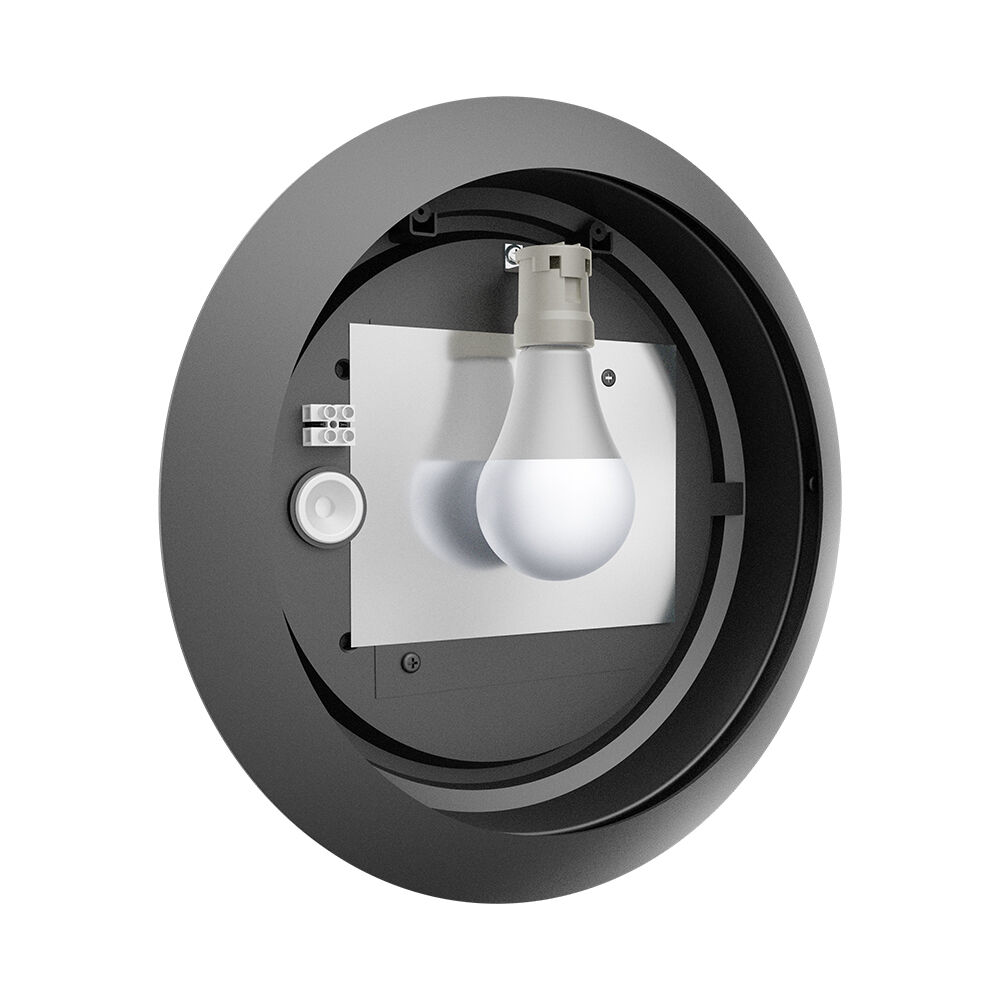 Braytron Ceiling Light NAPOLI 1xE27 PC Grey IP65
