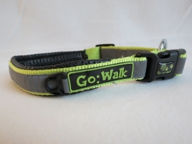 Go Walk Halsband Reflecterend Grijs/Groen