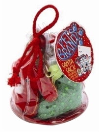 Christmas Santa Sack met 4 speeltjes