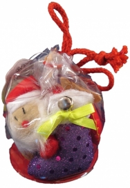 Christmas Santa Sack met 4 speeltjes