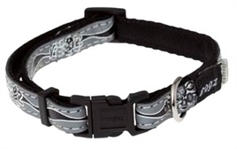 Rogz for Dogs Halsband Zwart reflecterend