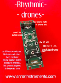 Rhythmic drones.   eurorack v.2