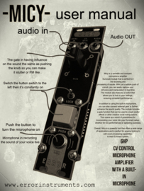 MICY  mic amp in eurorack