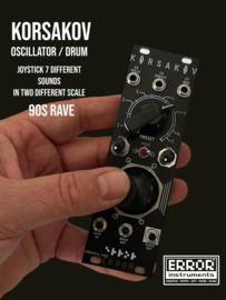 Korsakov . Multi oscillator drum. 90,s RAVE