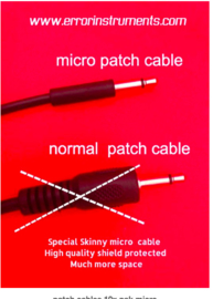 micro patch cable bag of 10   15cm long