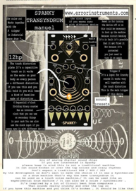 SPANKY drum ! eurorack  RED LABEL