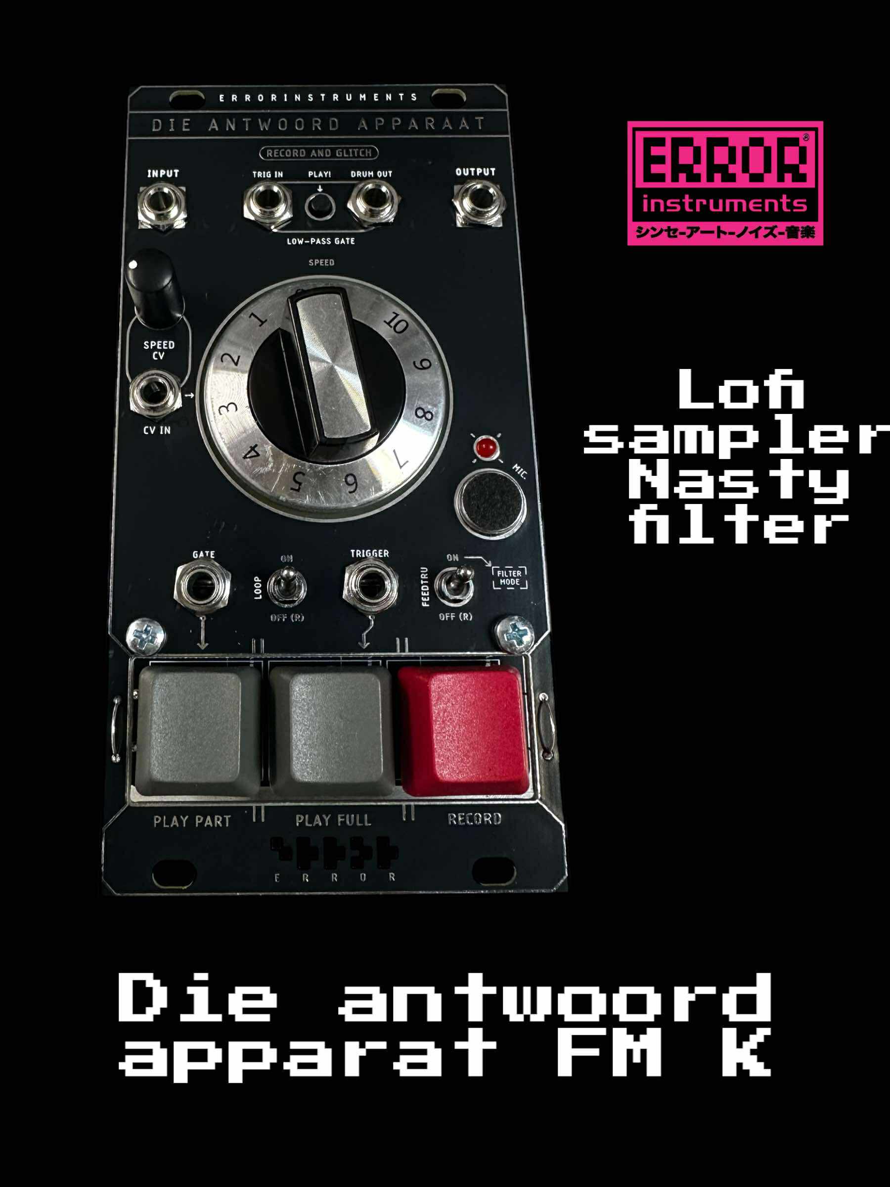 DIE ANTWOORD APPRAAT eurorack FM K