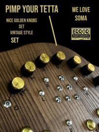 SOMA TERRA KNOB SET gold 7x