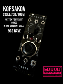 Korsakov . Multi oscillator drum. 90,s RAVE