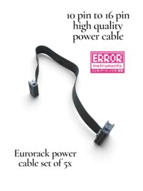 Eurorack Power Cables pack of 5 x  10 tot 16 pin H Q