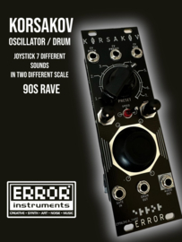 Korsakov . Multi oscillator drum. 90,s RAVE