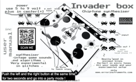 INVADER BOX black !!