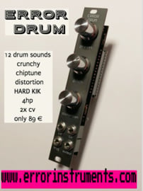 ERROR DRUM !    12 drum sounds