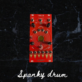 SPANKY drum ! eurorack  RED LABEL