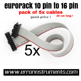Eurorack Power Cables pack of 5 x  10 tot 16 pin