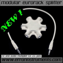 eurorack cv and audio  multiplier  6x
