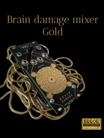 Brain damage MIXER eurorack gold