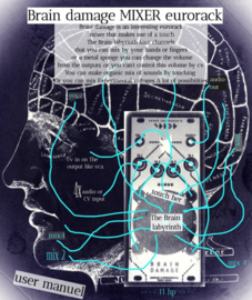 Brain damage MIXER eurorack gold