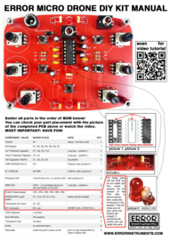 MICRO DRONE DIY KIT