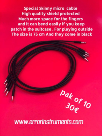 patch cables 10x pak micro