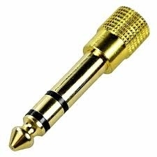 ADAPTADOR JACK 3.5 MM A PLUG 6.3 MM ESTEREO