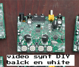 video synth black white diy kit