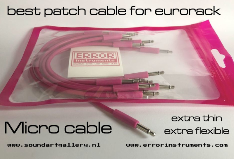 patch cable for eurorack 15 cm  pak of 10