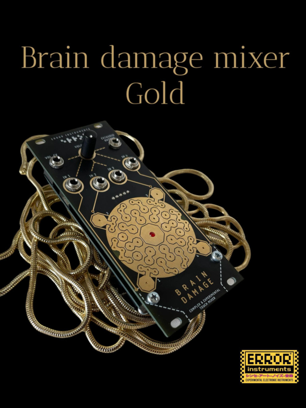 Brain damage MIXER eurorack gold