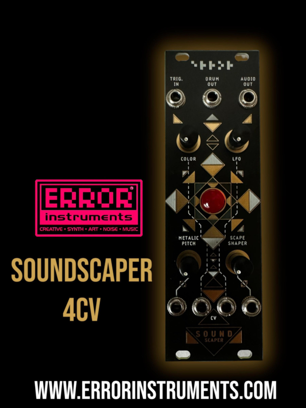Sound scaper eurorack 4cv | EURORACK error moduler | www 