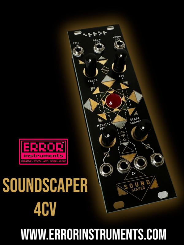 Sound scaper eurorack 4cv