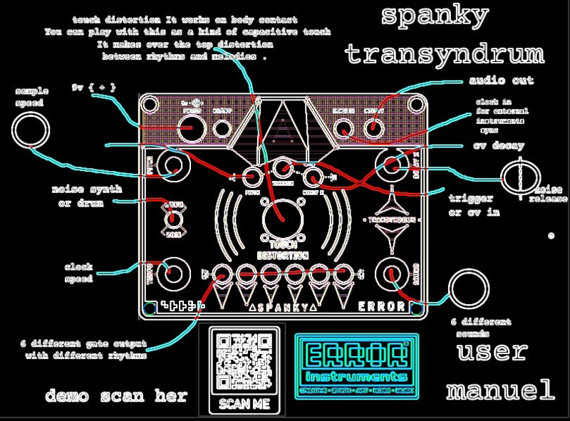 spanky transyndrum xo gold | NEW !! on ERROR ! EURORACK. and more