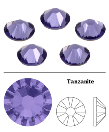Swarovski® kristallen 40 stuks - Tanzanite SS5