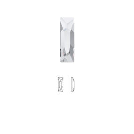 Swarovski® - S-2555 - 6 stuks Baguette Flat Back 8x2,6mm