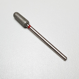 Cuticle clean bit - cylinder 5,5 mm Rood