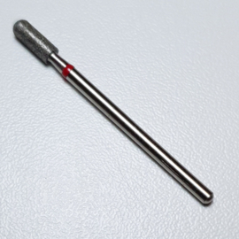 Cuticle clean bit - cylinder 3,1 mm Rood