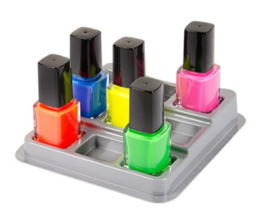 Display voor 9 nail art inkt flesjes