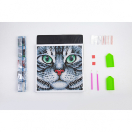 Crystal Art Foldable Storage Box ® Cat (30x30cm/partial)